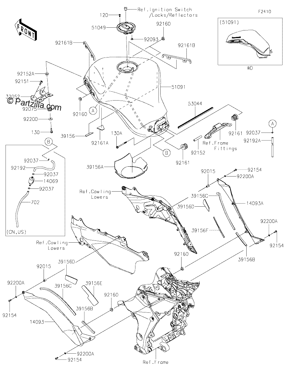 Diagrama de FUEL TANK
