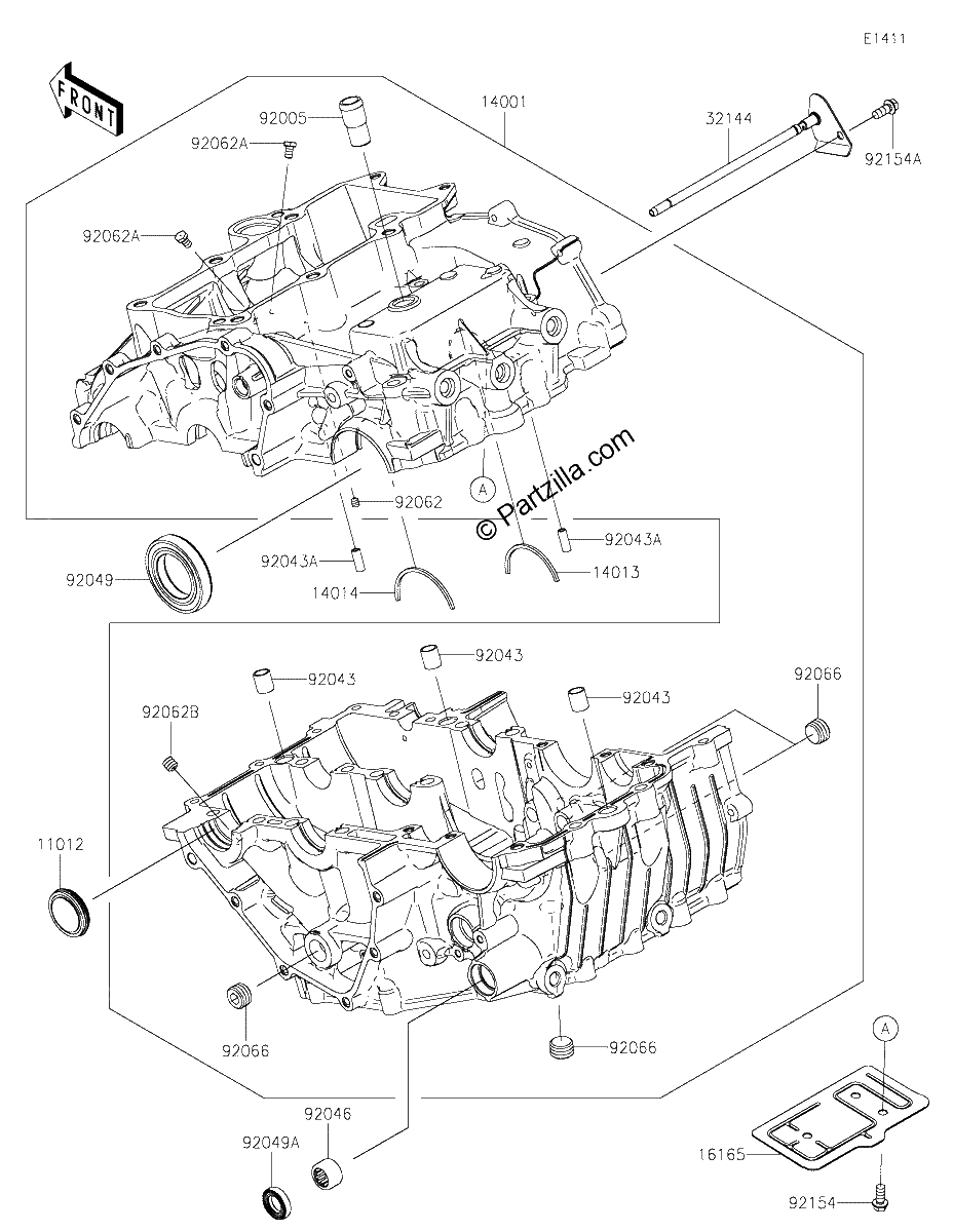 Diagrama de CRANKCASE