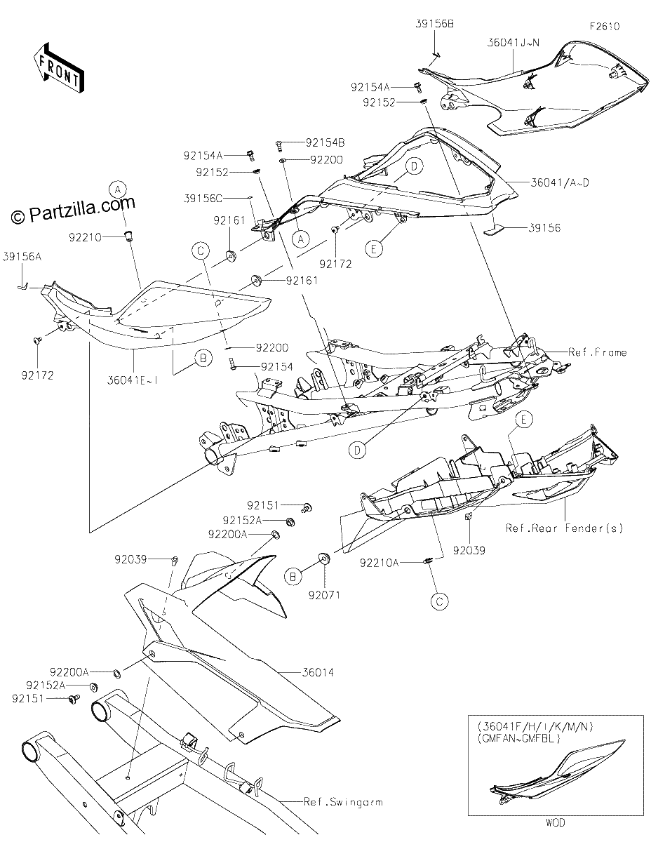 Diagrama de SIDE COVERS CHAIN COVER