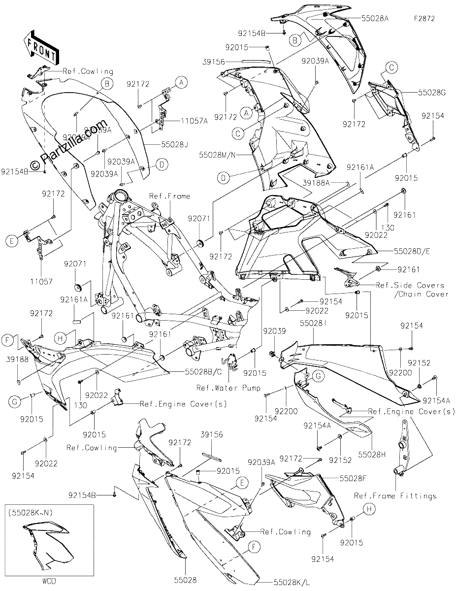 Diagrama de COWLING LOWERS GMFNN GMFNL