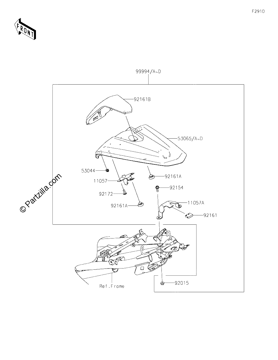 Diagrama de ACCESSORY SINGLE SEAT COVER