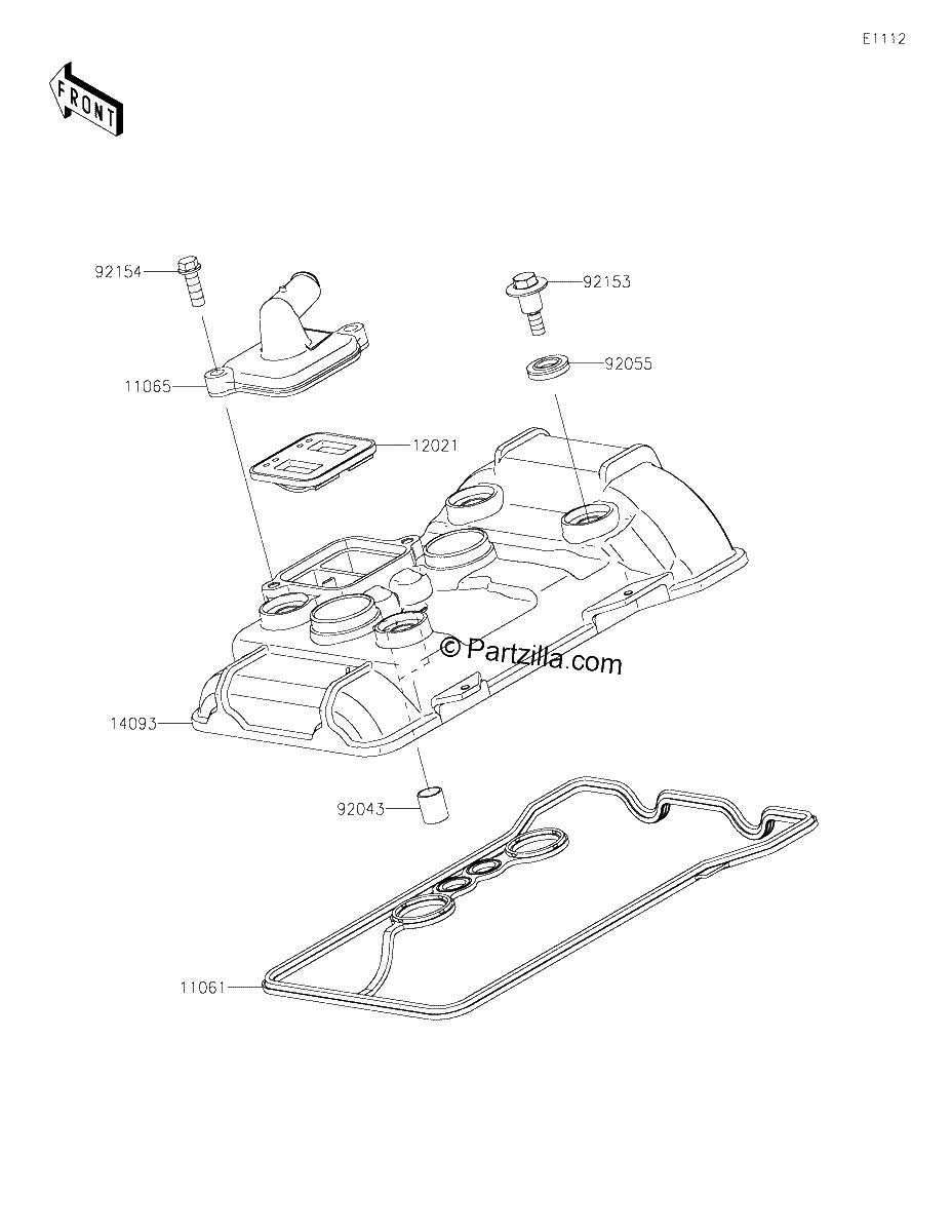 Diagrama de CYLINDER HEAD COVER