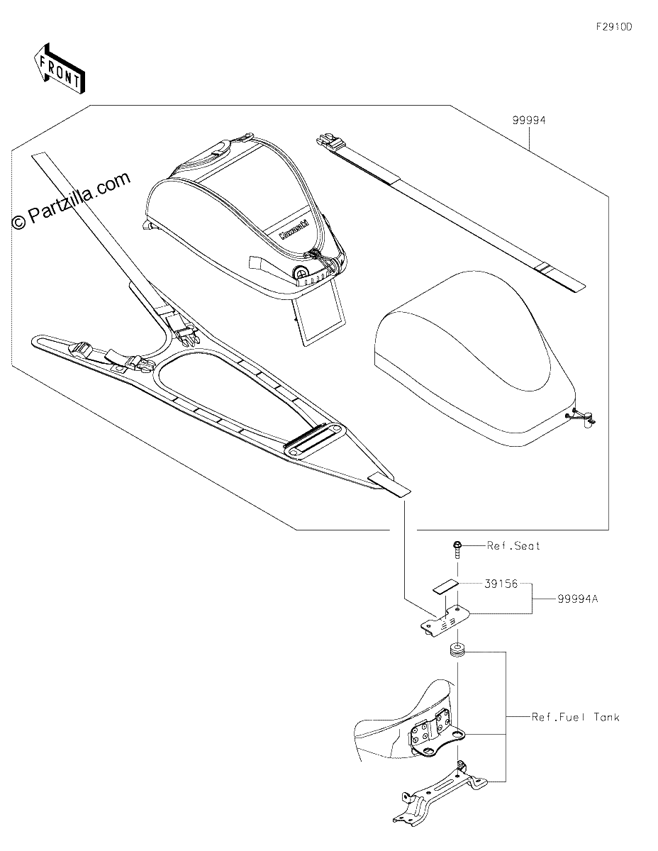 Diagrama de ACCESSORY TANK BAG