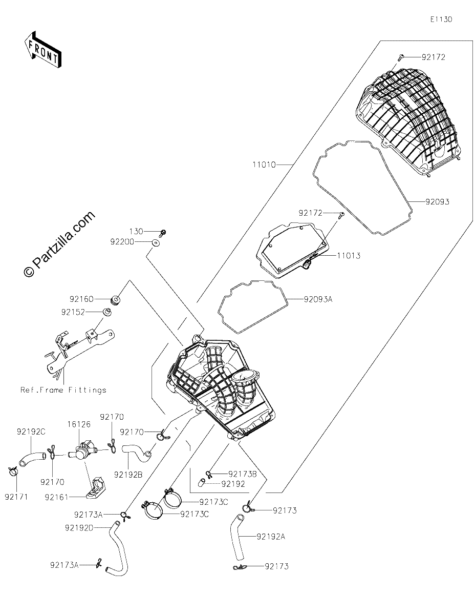Diagrama de AIR CLEANER