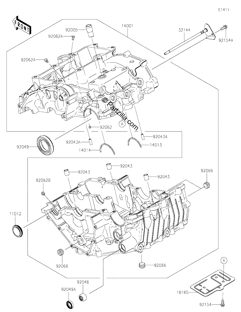 Diagrama de CRANKCASE