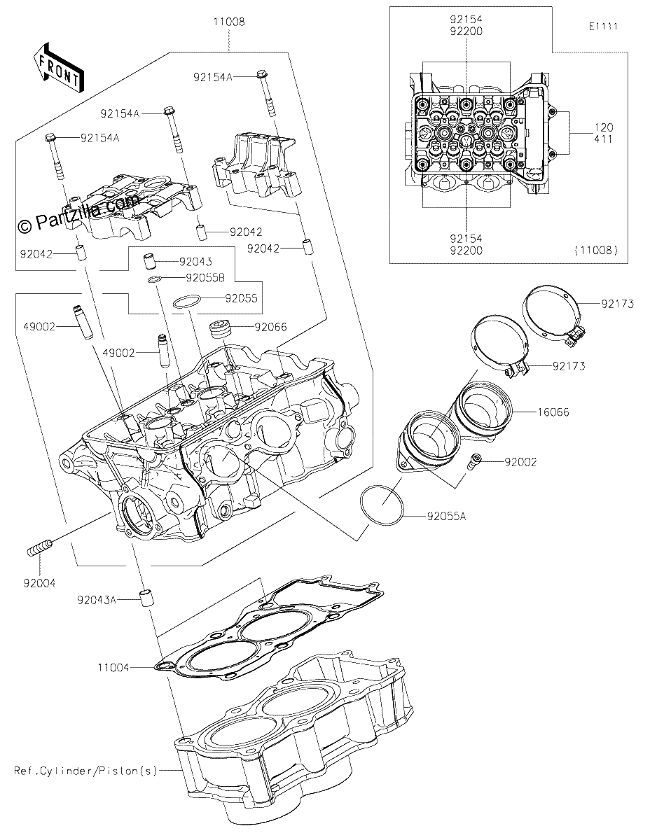 Diagrama de CYLINDER HEAD