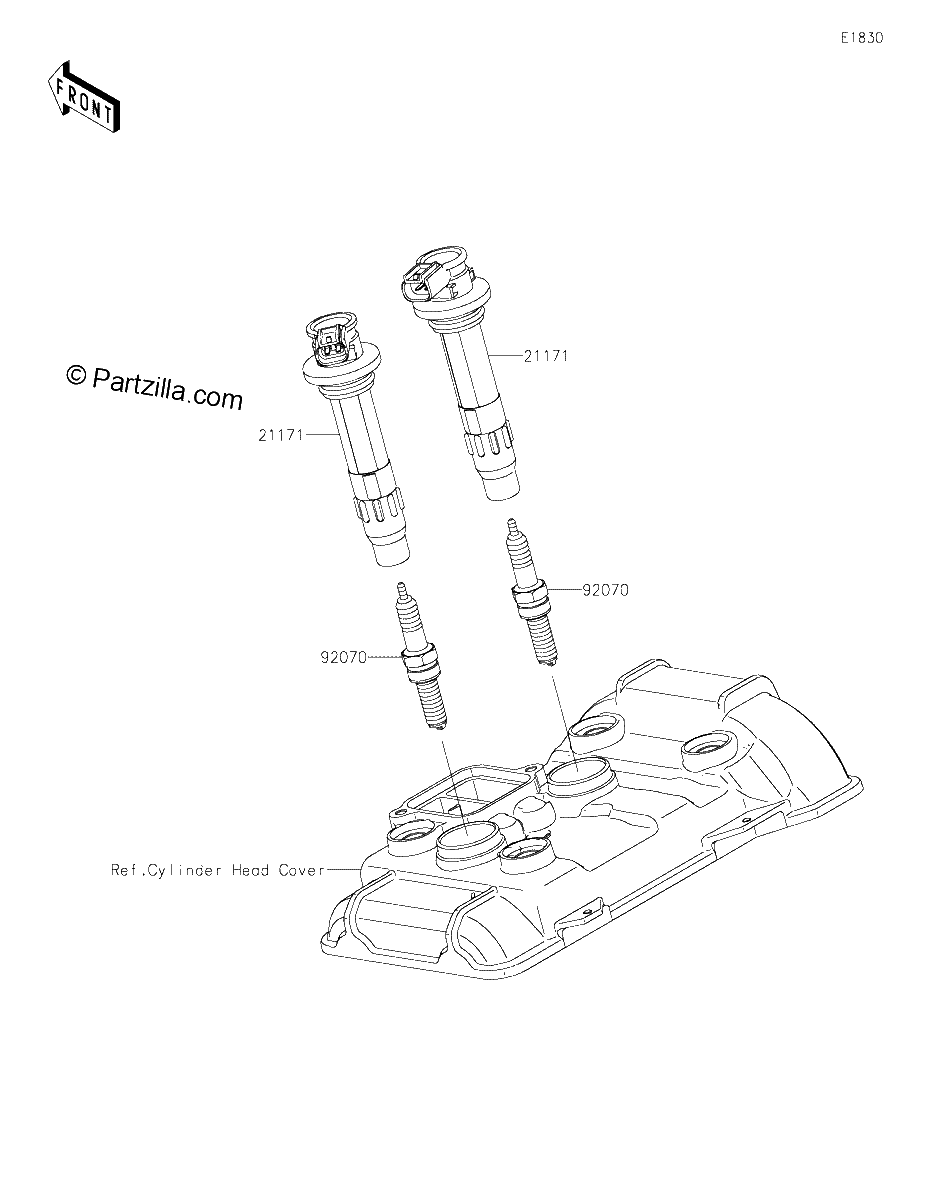 Diagrama de IGNITION SYSTEM