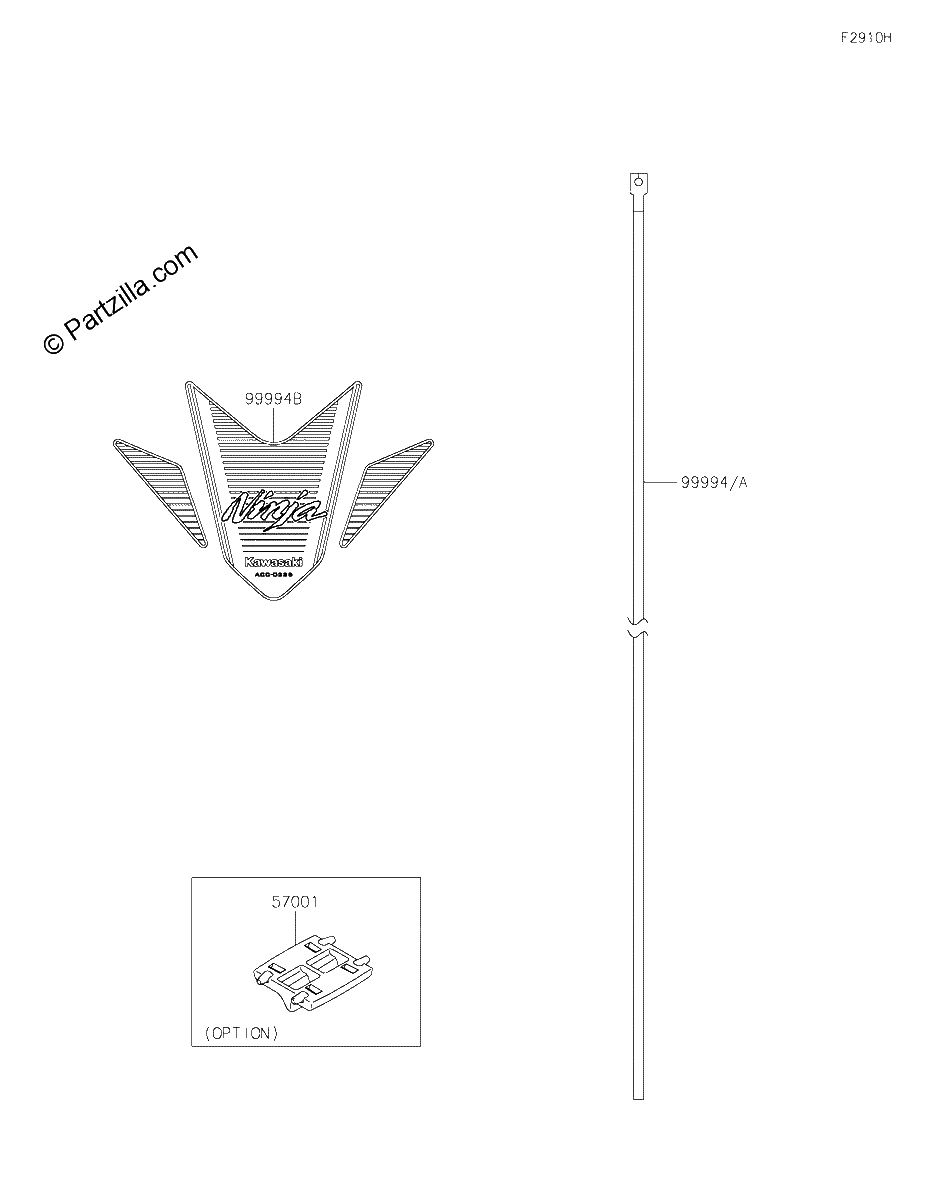 Diagrama de ACCESSORY DECALS