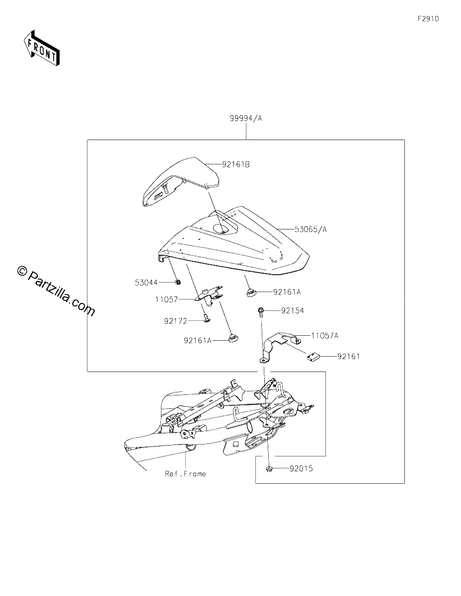 Diagrama de ACCESSORY SINGLE SEAT COVER
