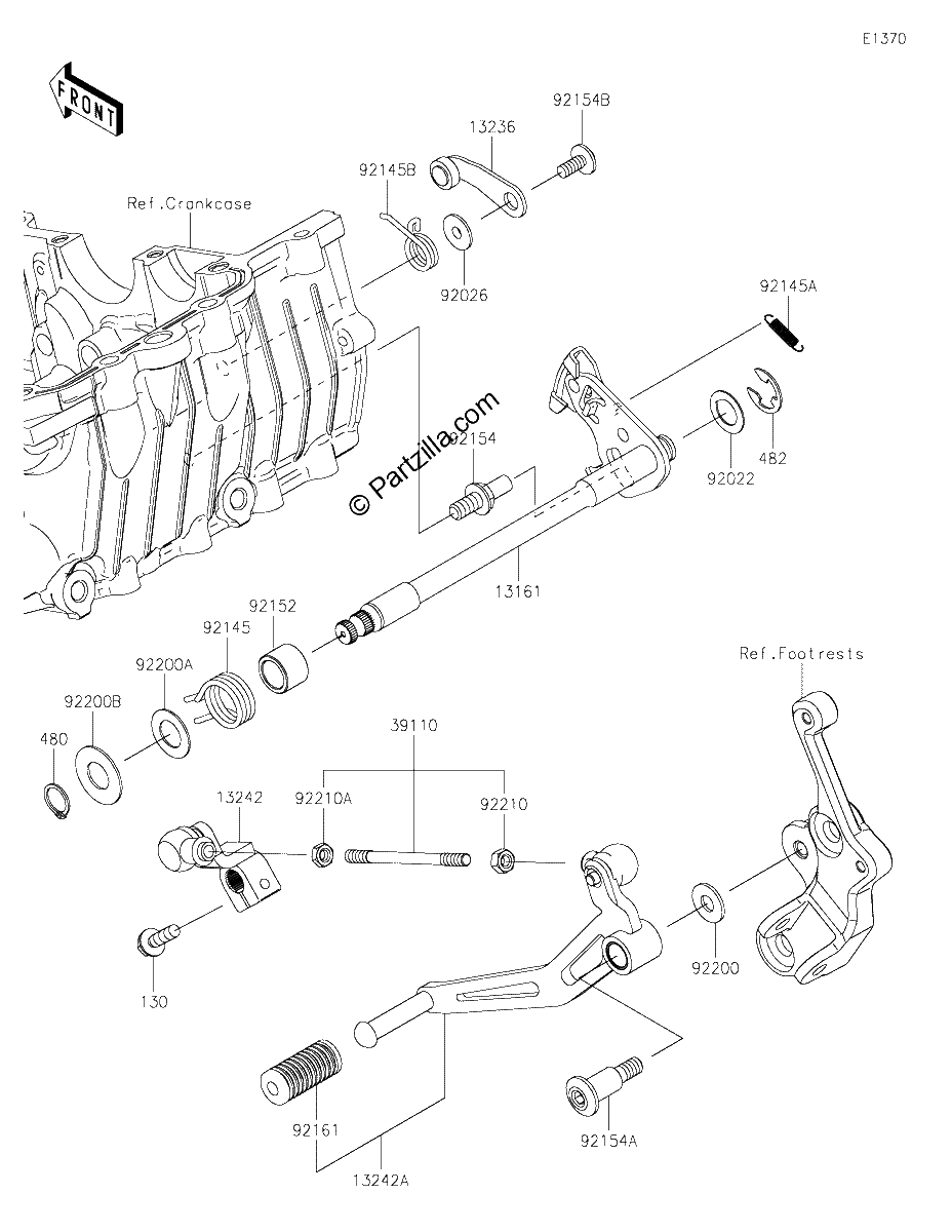 Diagrama de GEAR CHANGE MECHANISM