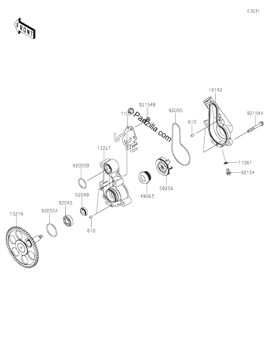 Diagrama de WATER PUMP