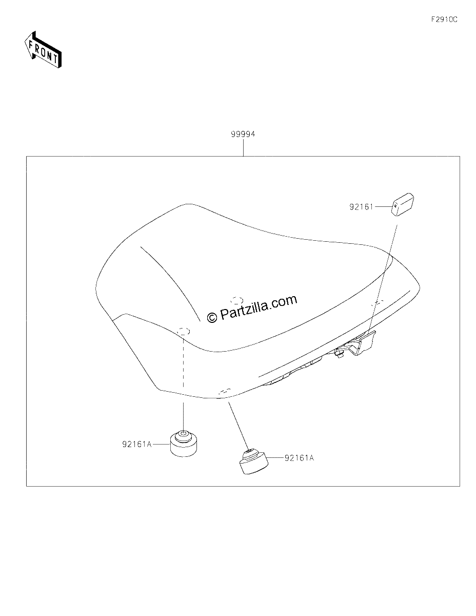 Diagrama de ACCESSORY HIGH SEAT