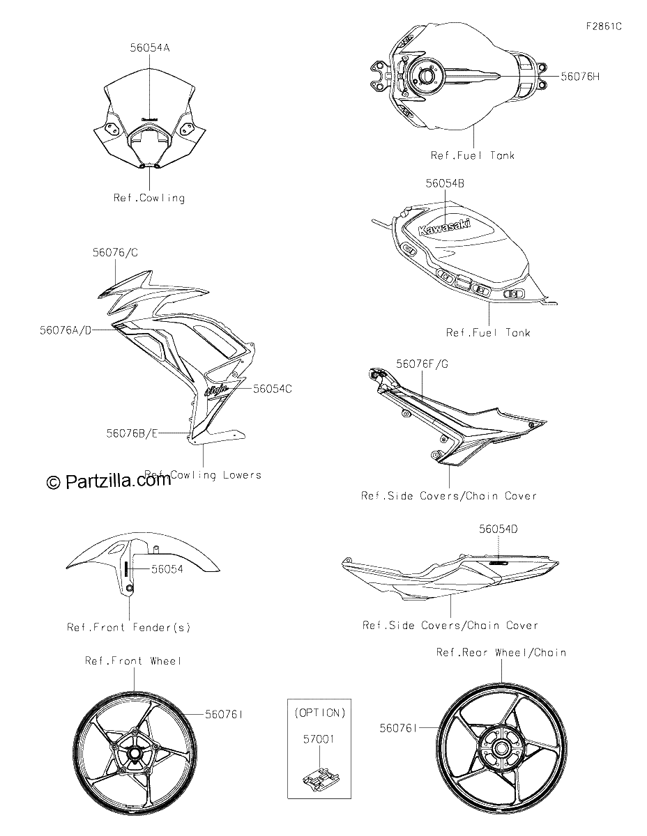 Diagrama de DECALS TEAL MMFAN MMFAL