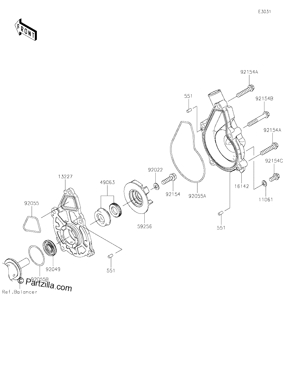 Diagrama de WATER PUMP
