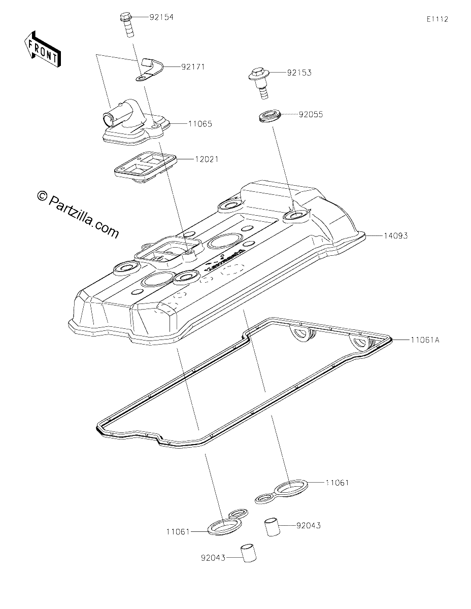 Diagrama de CYLINDER HEAD COVER