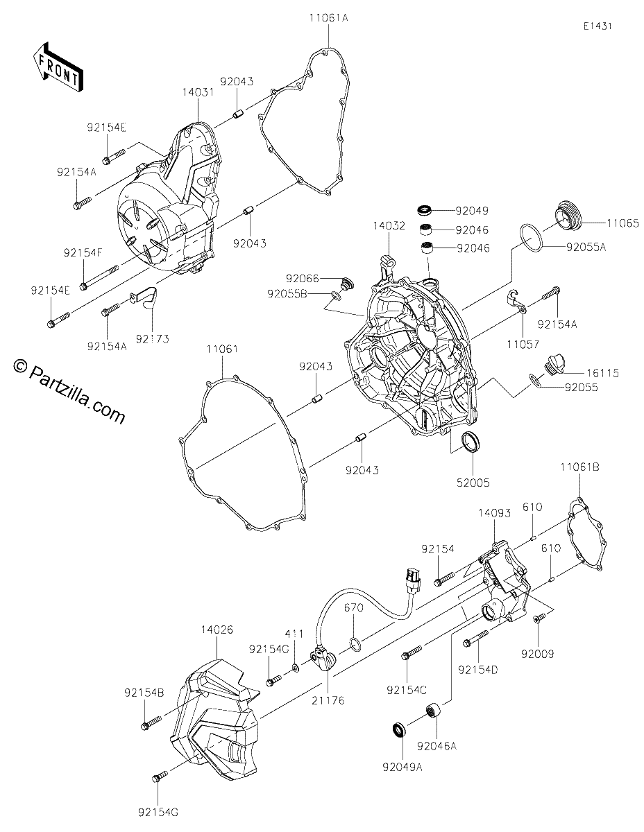 Diagrama de ENGINE COVER S