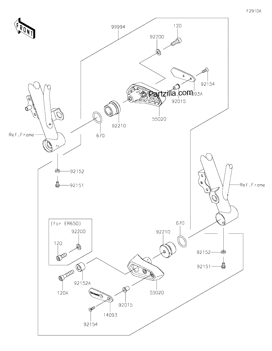 Diagrama de ACCESSORY FRAME SLIDER