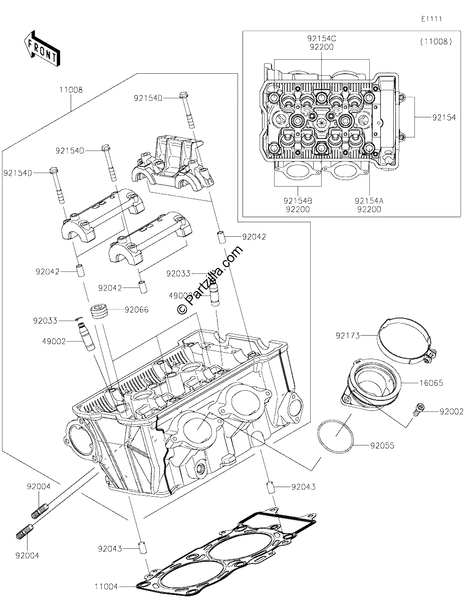 Diagrama de CYLINDER HEAD