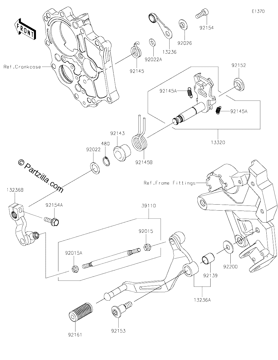 Diagrama de GEAR CHANGE MECHANISM