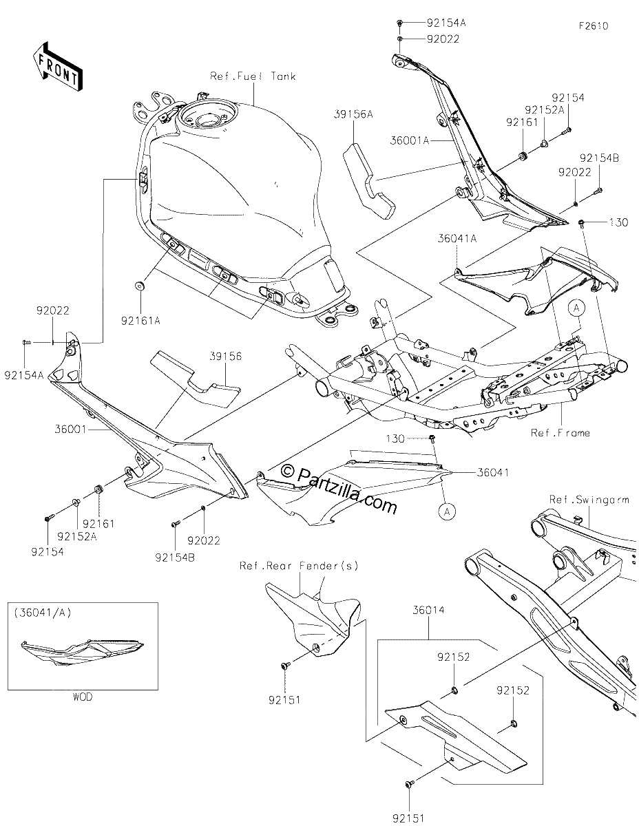 Diagrama de SIDE COVERS CHAIN COVER