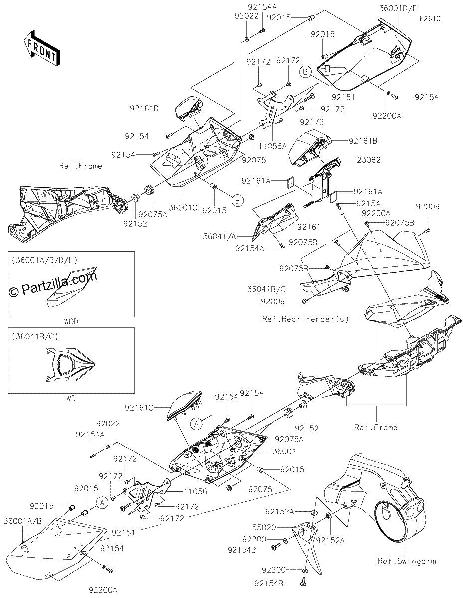 Diagrama de SIDE COVERS CHAIN COVER