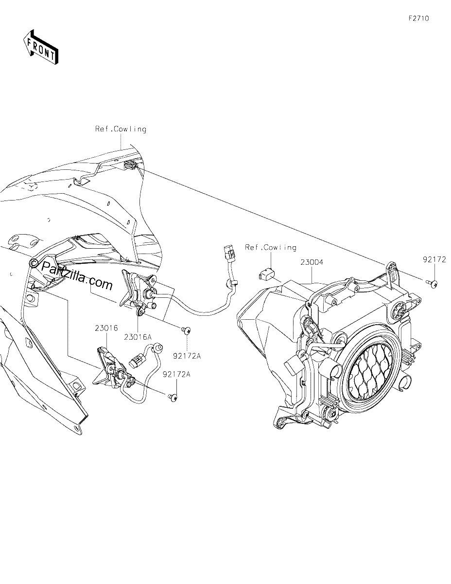 Diagrama de HEADLIGHT S JMFNN JMFNL