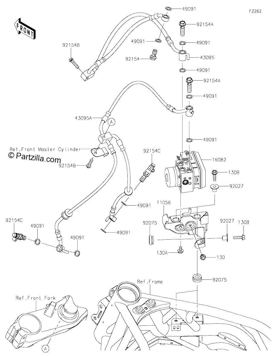 Diagrama de BRAKE PIPING