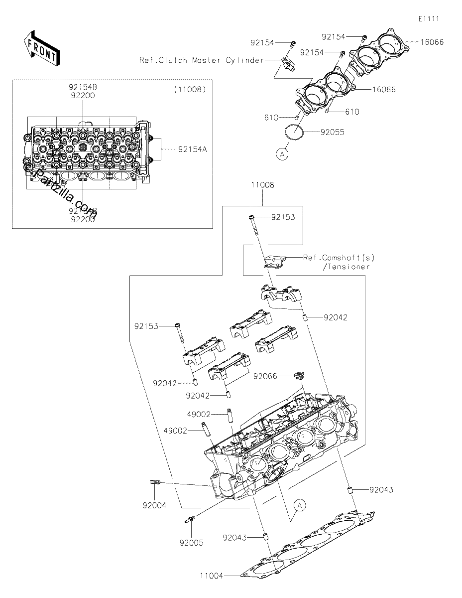 Diagrama de CYLINDER HEAD