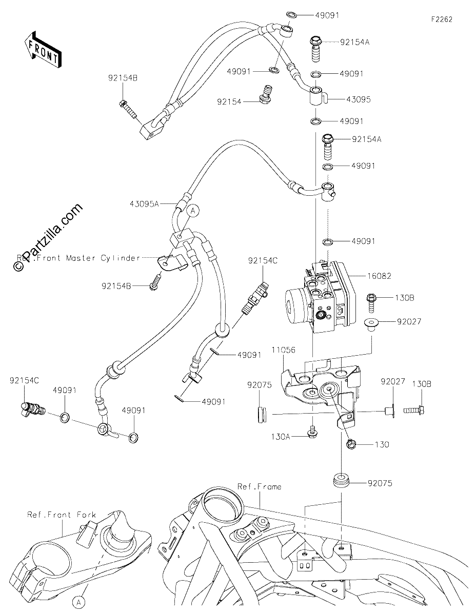 Diagrama de BRAKE PIPING