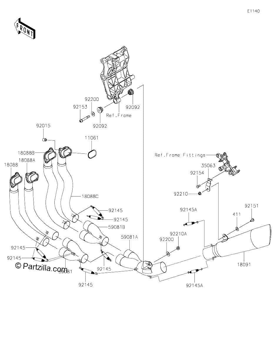 Diagrama de MUFFLER S
