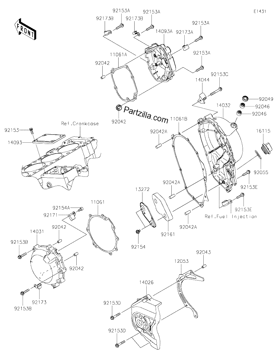 Diagrama de ENGINE COVER S
