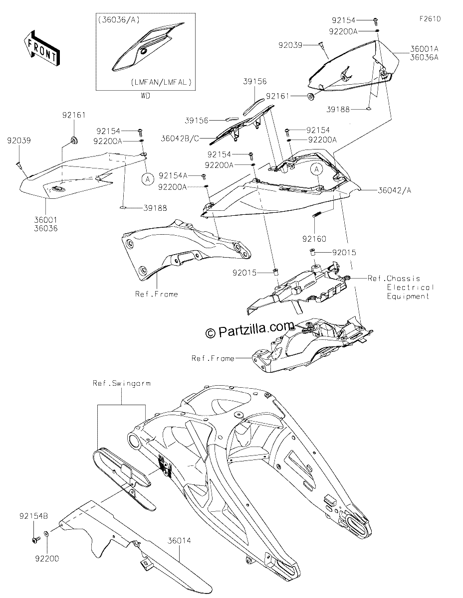 Diagrama de SIDE COVERS CHAIN COVER