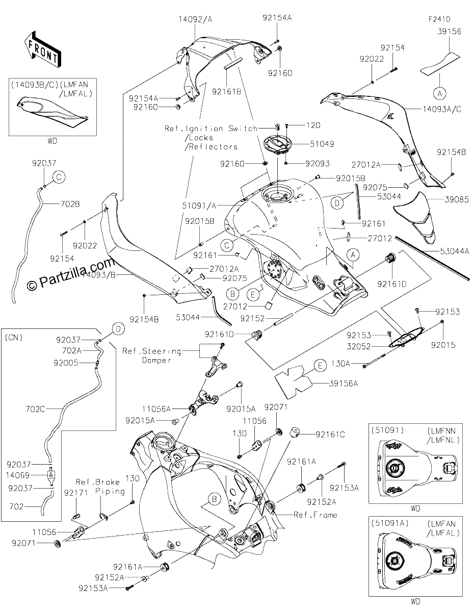 Diagrama de FUEL TANK