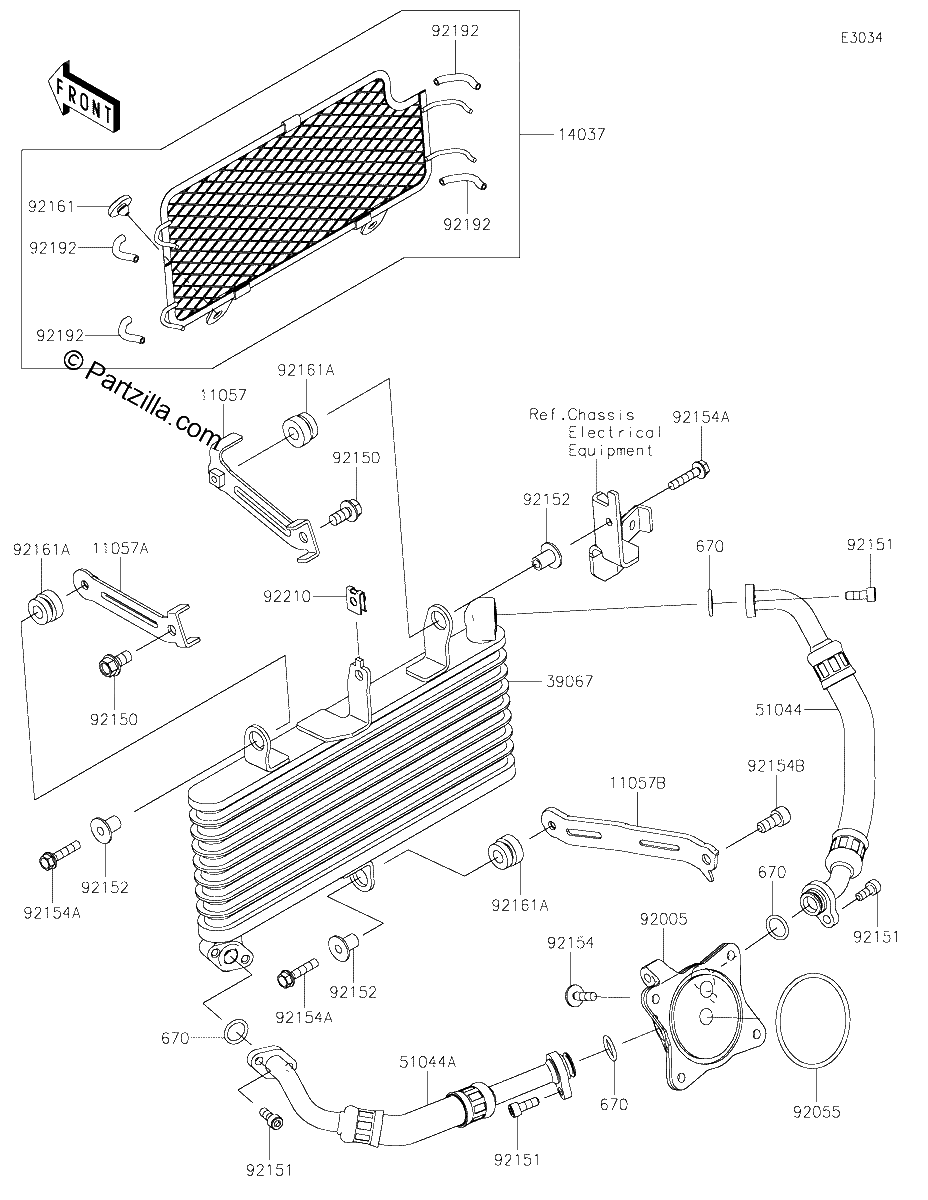 Diagrama de OIL COOLER
