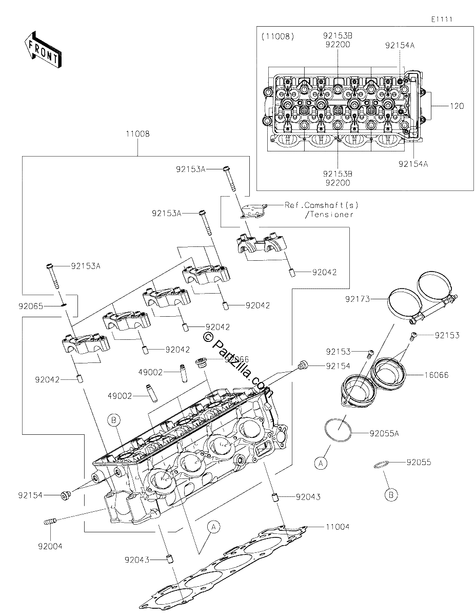 Diagrama de CYLINDER HEAD