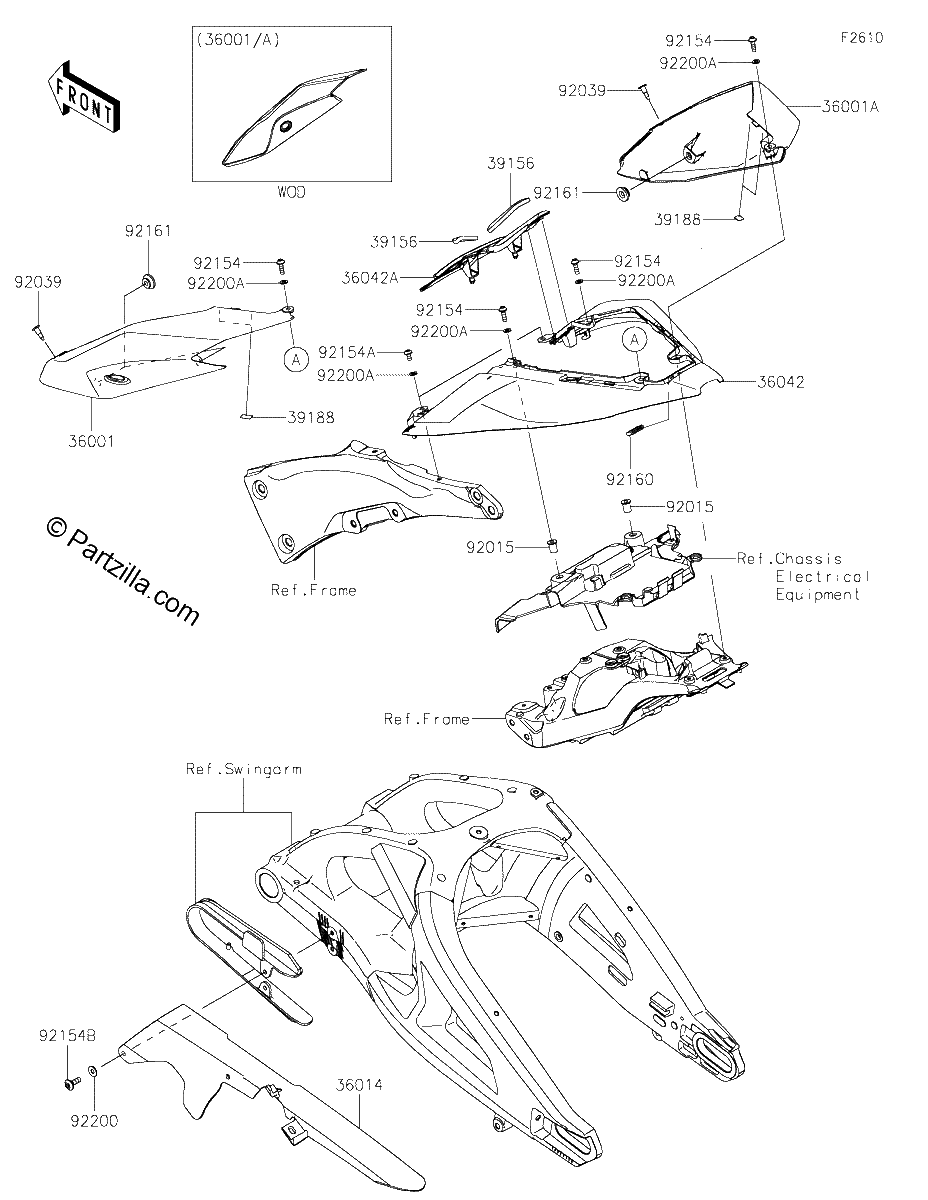 Diagrama de SIDE COVERS CHAIN COVER