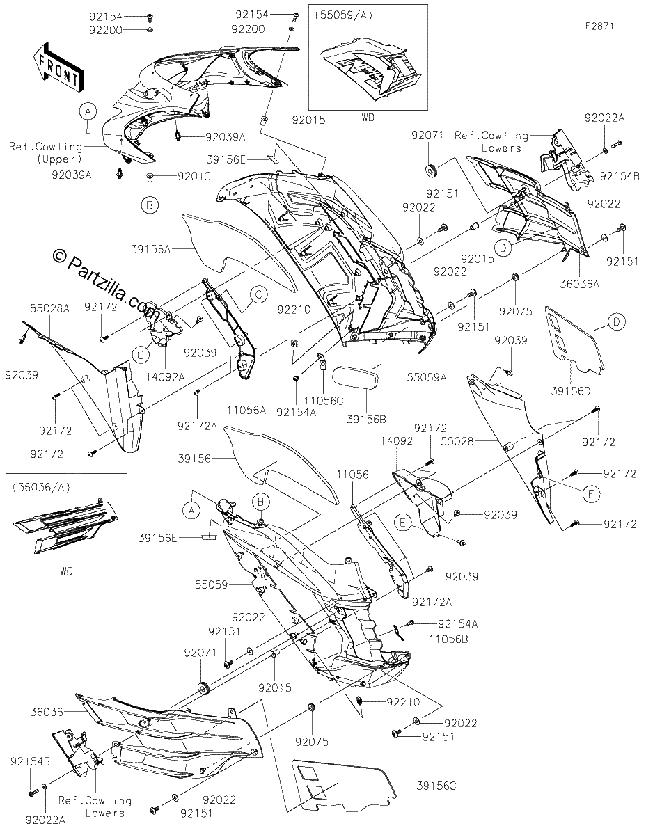 Diagrama de COWLING CENTER