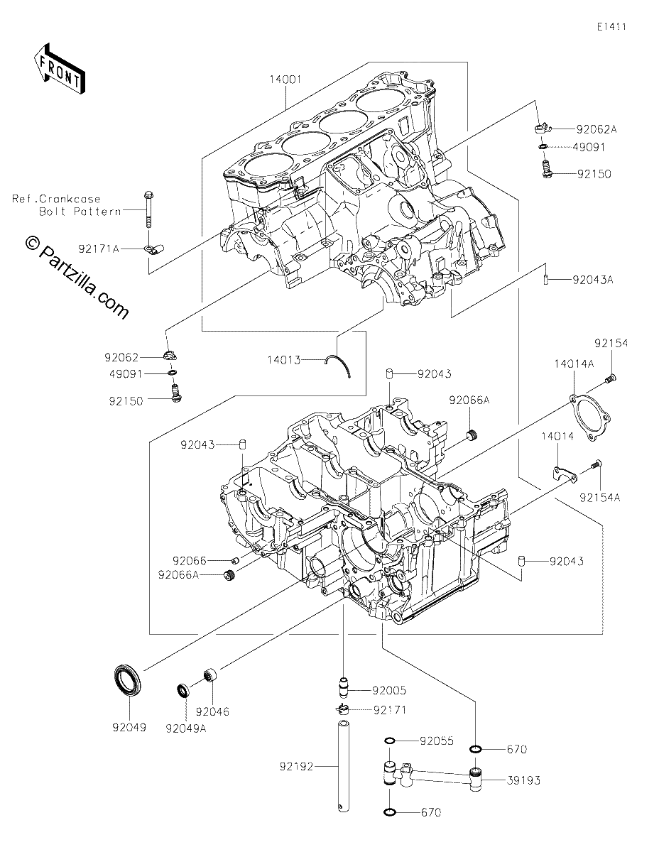 Diagrama de CRANKCASE