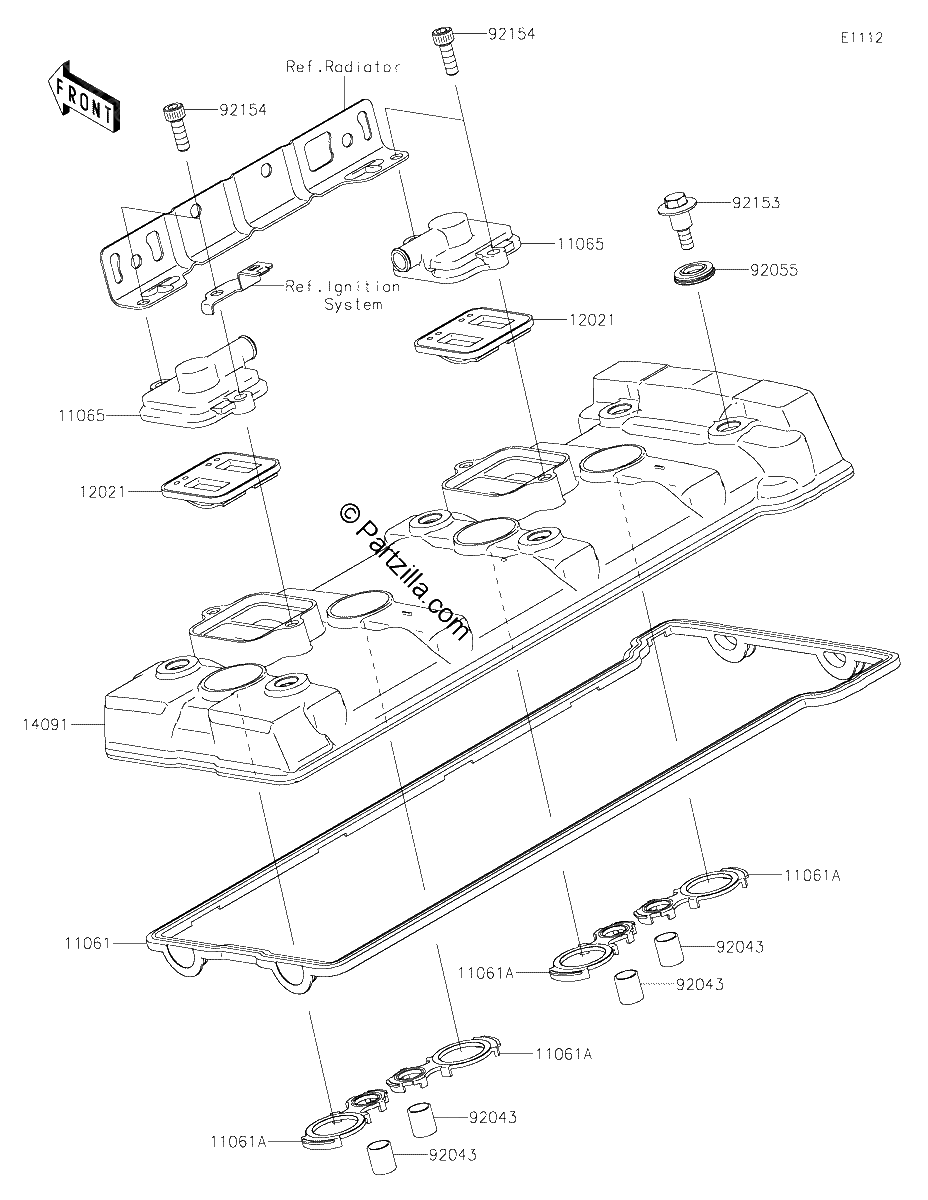Diagrama de CYLINDER HEAD COVER