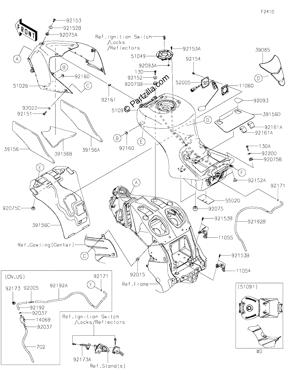 Diagrama de FUEL TANK