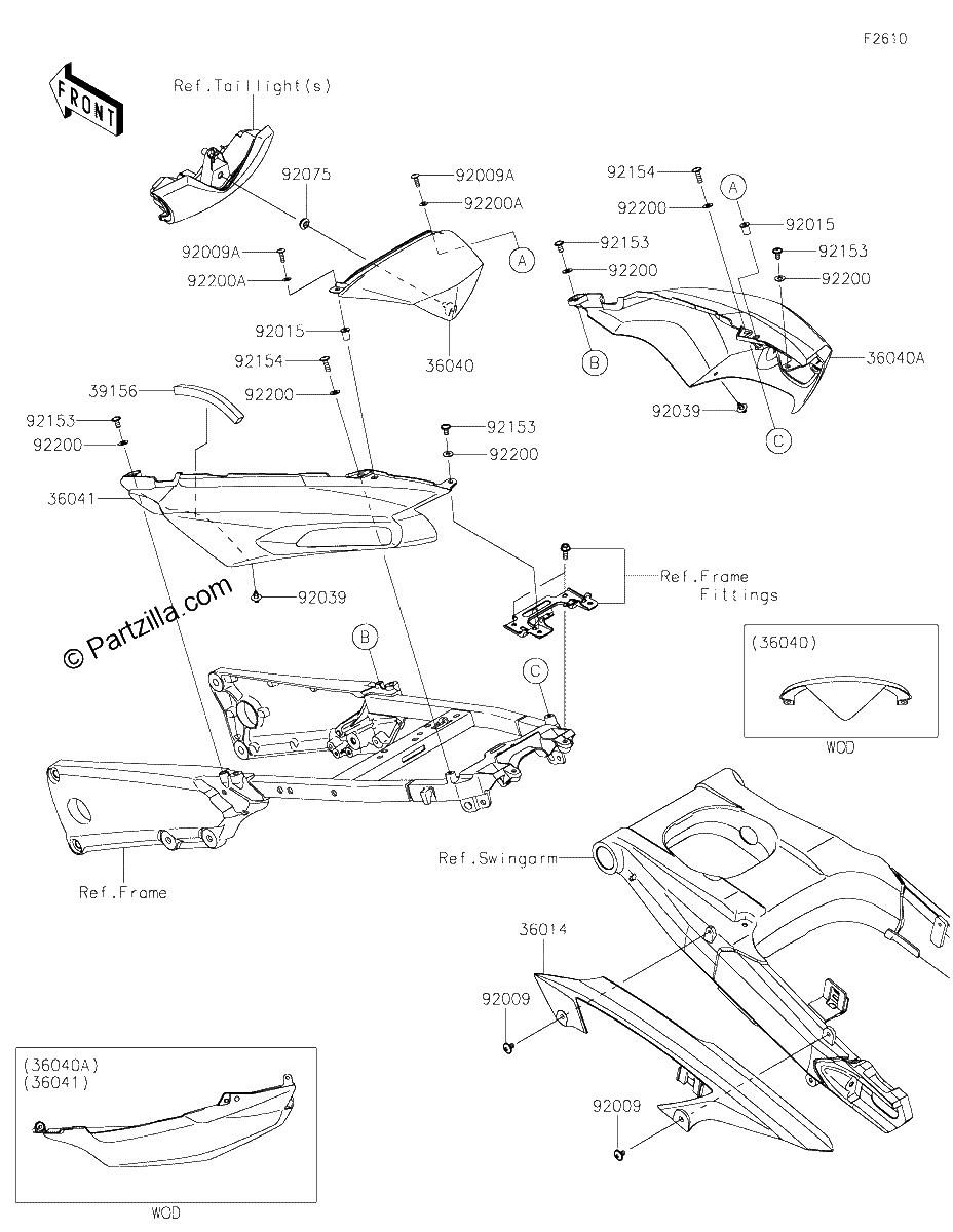 Diagrama de SIDE COVERS CHAIN COVER