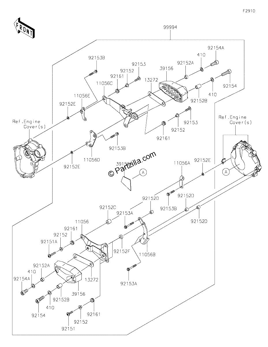 Diagrama de ACCESSORY ENGINE GUARD