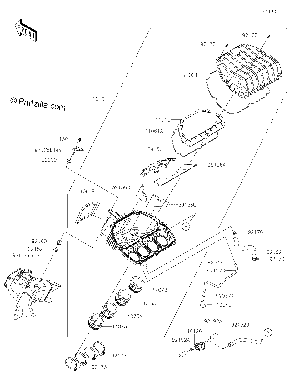 Diagrama de AIR CLEANER