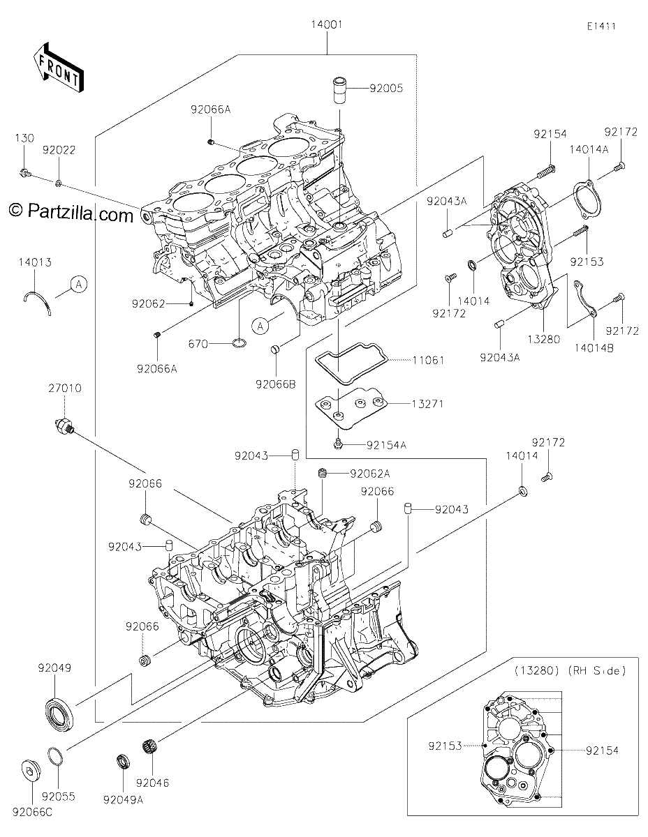 Diagrama de CRANKCASE