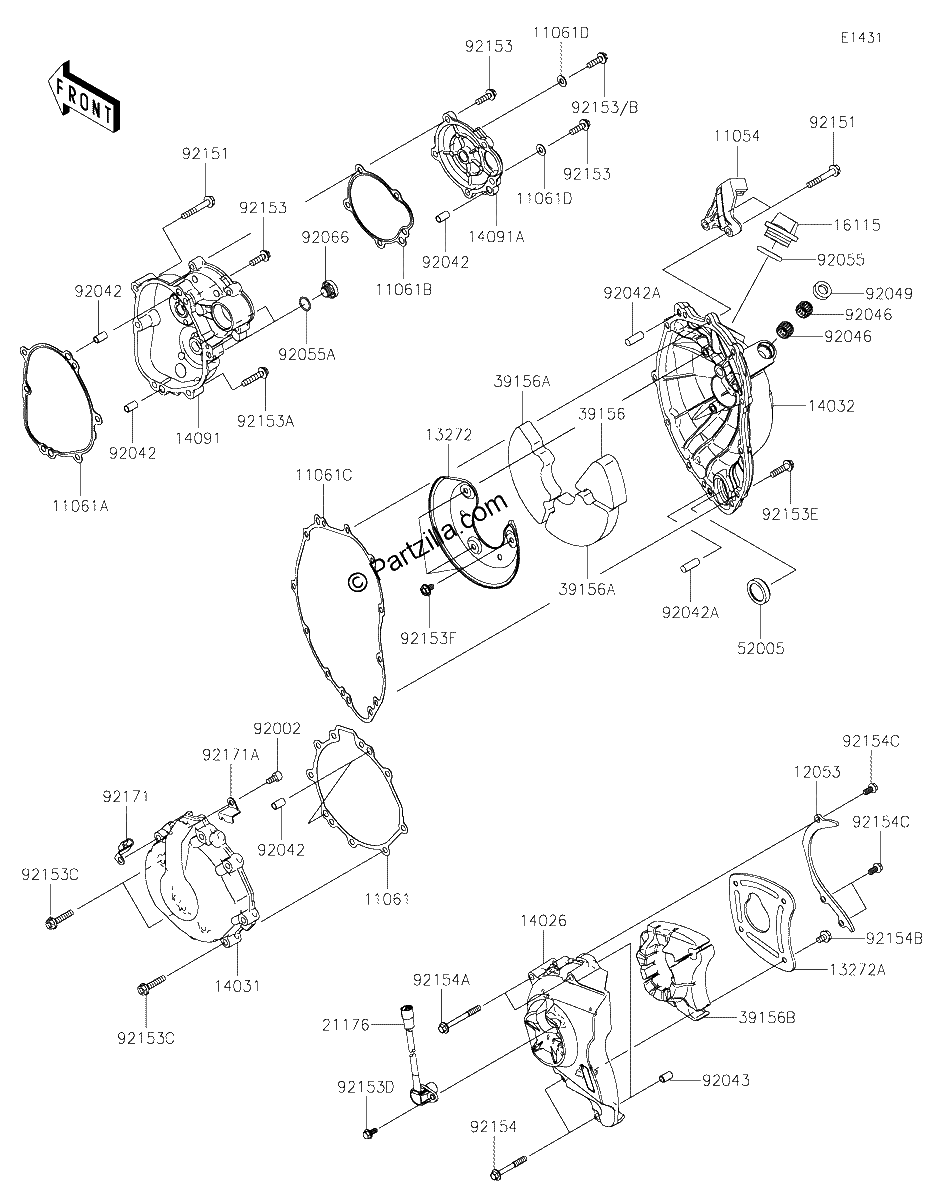 Diagrama de ENGINE COVER S