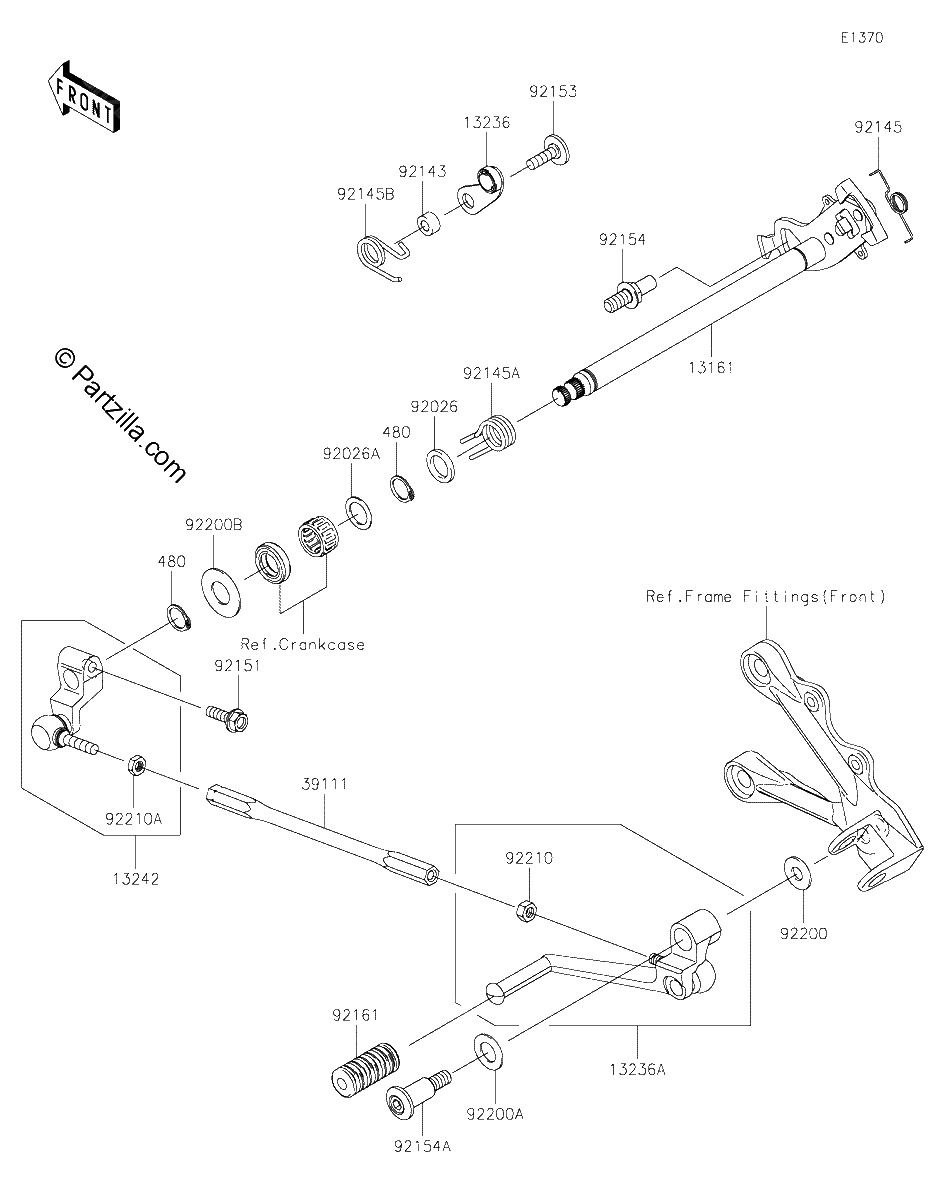 Diagrama de GEAR CHANGE MECHANISM