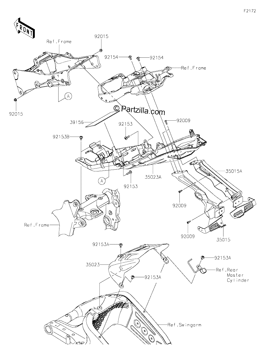 Diagrama de REAR FENDER S