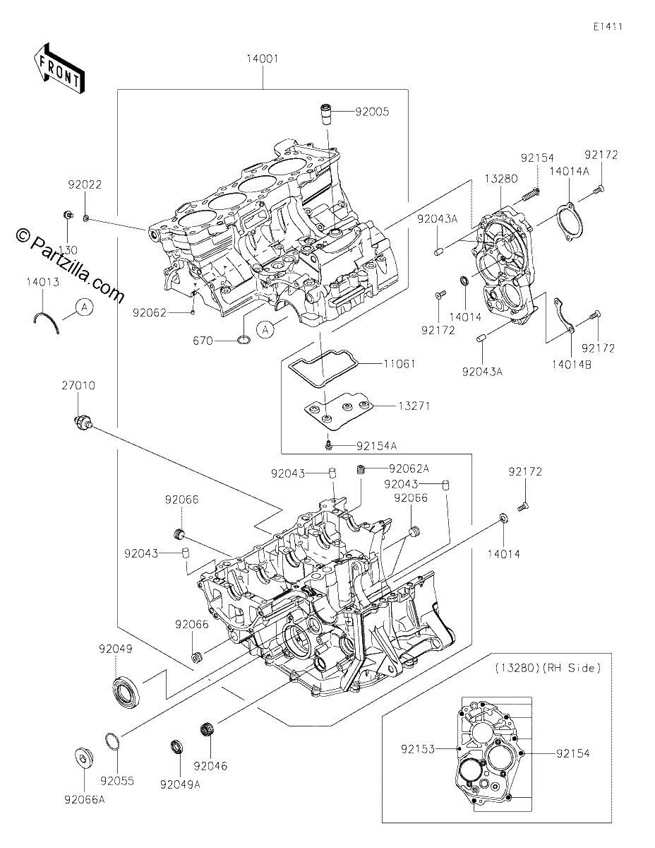 Diagrama de CRANKCASE