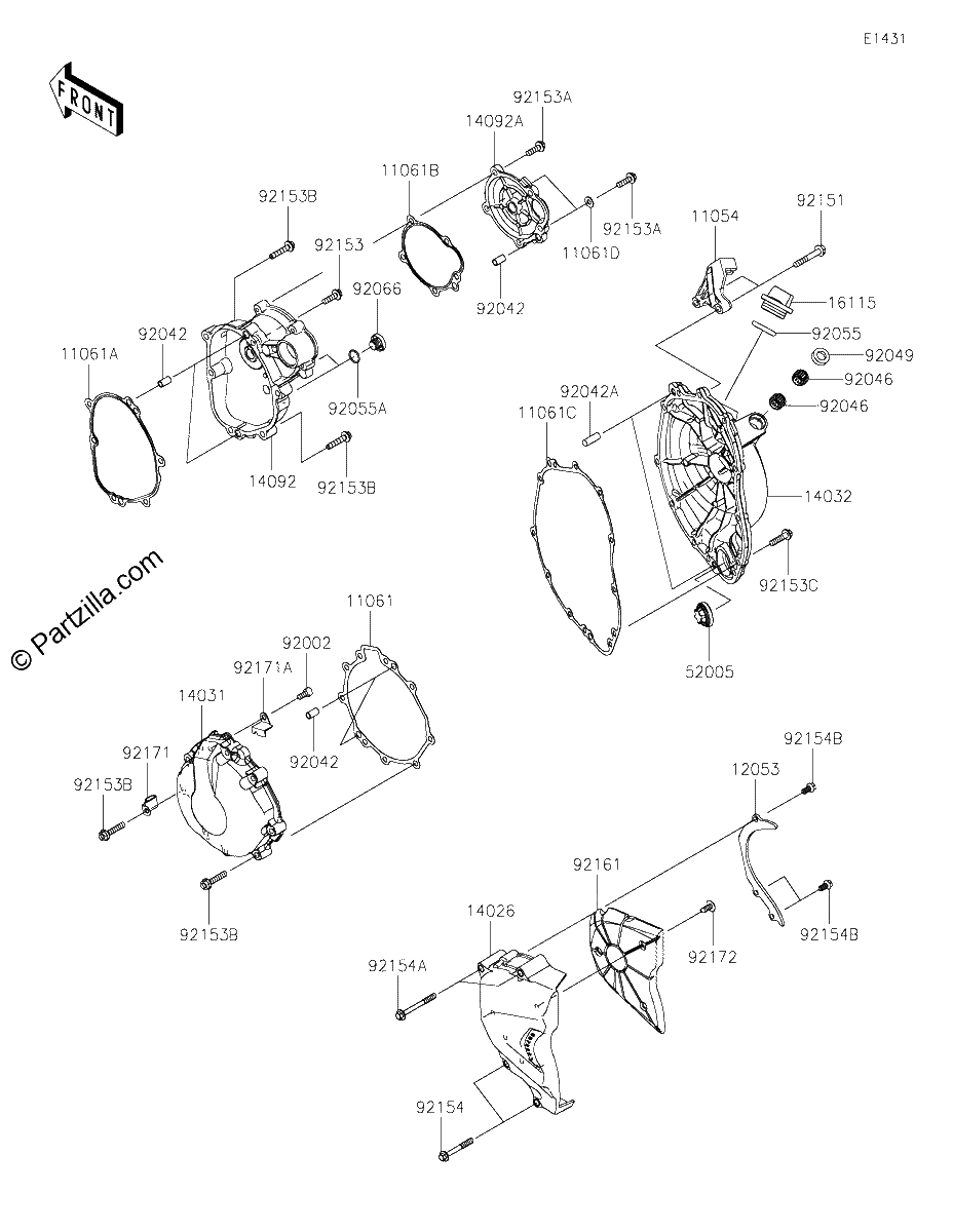 Diagrama de ENGINE COVER S
