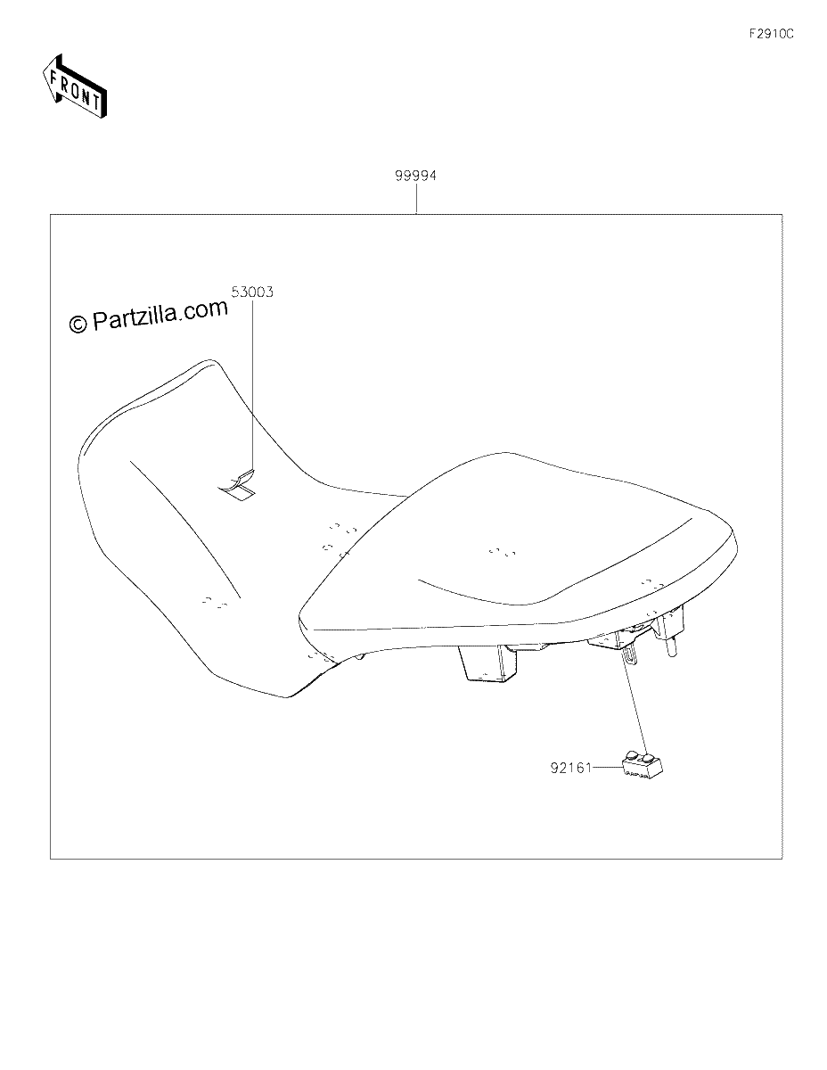 Diagrama de ACCESSORY LOW SEAT